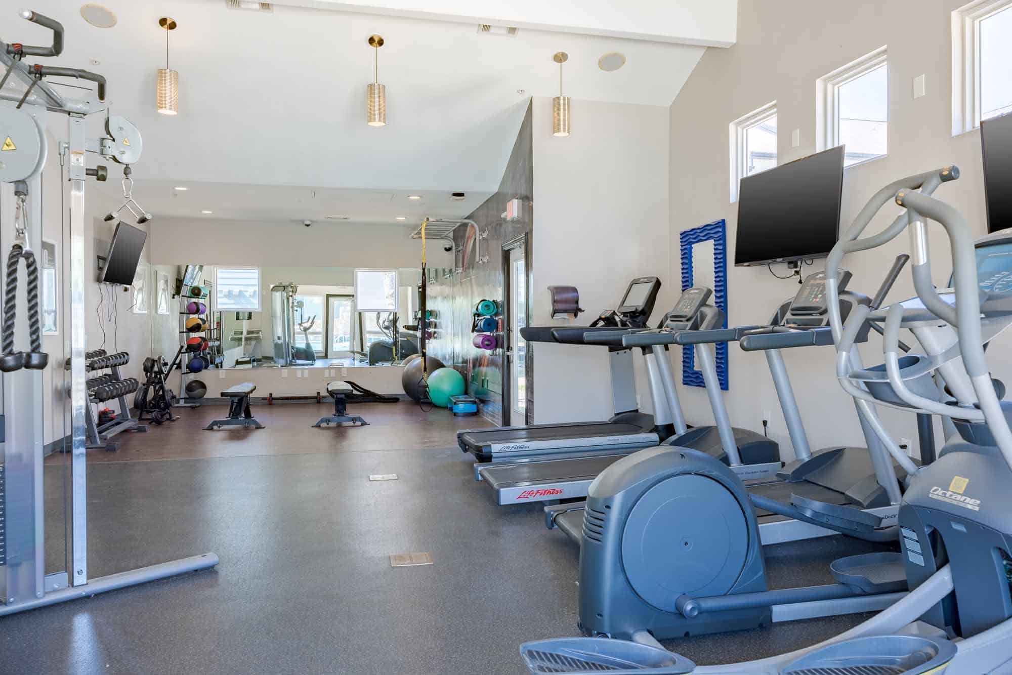 the outpost san marcos apartments near texas state university fitness center equipment