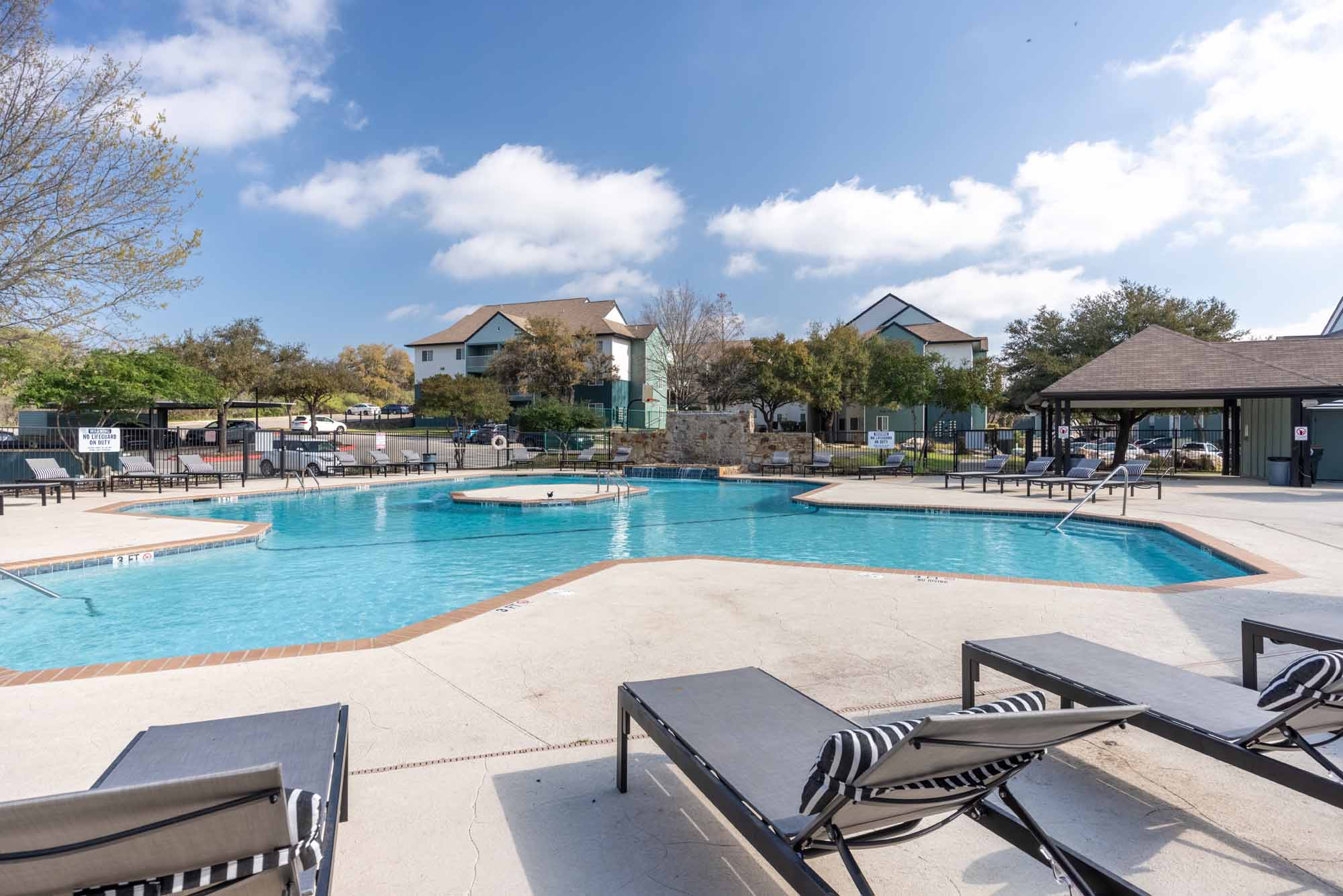 the outpost san marcos apartments near texas state university pool